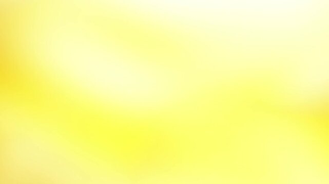 Bright white and yellow gradient loop. Abstract clean liquid movement with a futuristic holographic glow and blurred texture. Great for professional presentation and intro outro
