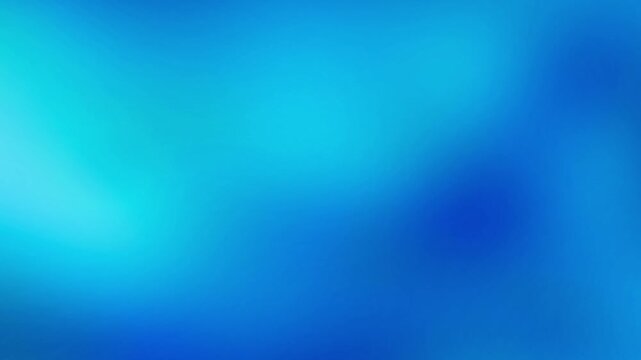 Deep blue and cyan gradient loop. Abstract liquid motion with a futuristic neon glow and soft wavy texture. Best for social media background, wallpaper