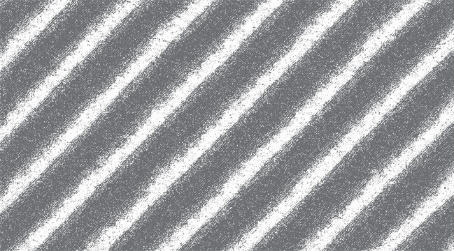Diagonal textured stripes of white and grey with a distressed speckled effect