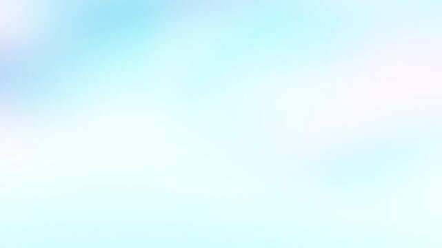Bright white and light lavender abstract loop. Wavy holographic texture with smooth moving glow and glossy effect. Excellent for creative project background, intro, and wallpaper