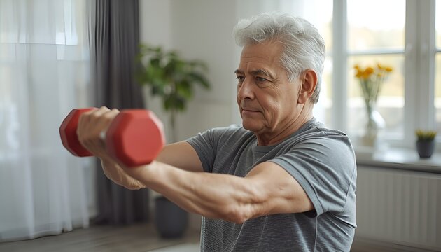Senior Strength Training Exercise for Bone Health Prevention