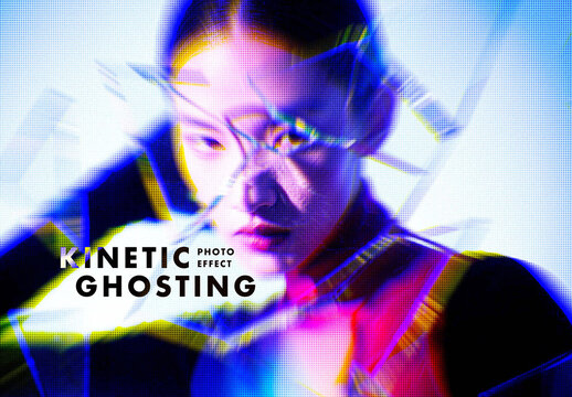 Kinetic Ghosting Photo Effect &ndash; Motion for Album Cover & Social Media (PSD)