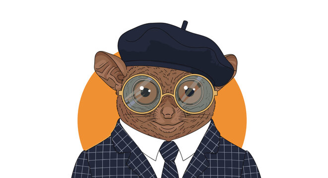 Profile illustration of a woman with long wavy brown hair and a shaved side undercut style wearing a white collared shirt.