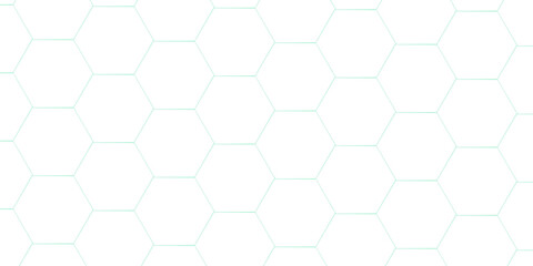 Fototapeta premium White abstract honeycomb mosaic and tile geometric hexagon vector illustration. geometric digital technology polygon science vintage square mosaic and web cover business texture.