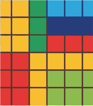 Rubiks Cube Puzzle Toy Game.