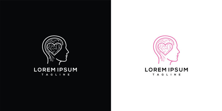 Mind Heart Circuit Logo Design for Emotional Intelligence and Technology