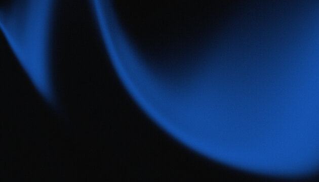 Abstract glowing blue background with fine and wavy grains for wallpaper design and more