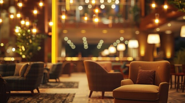 Cozy lounge interior design