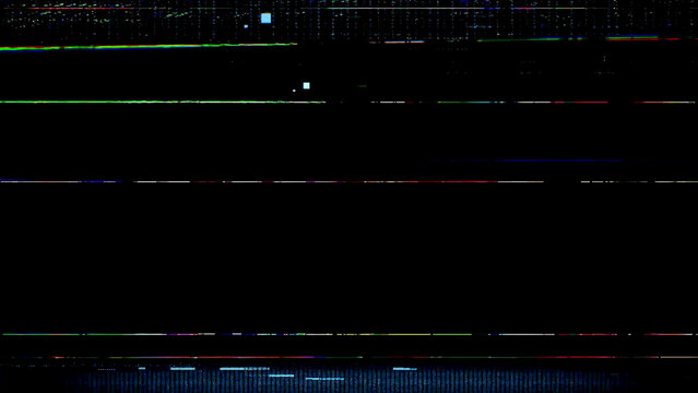 Glitch Effect: A digital canvas showcasing a dynamic distortion of lines, colors, and textures, creating an abstract display of electronic malfunction and visual disruption.