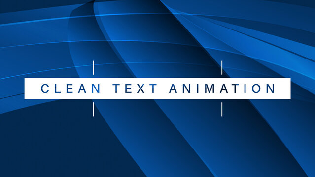 Animated Typography | Modern Minimalist Clean Text Titles Kinetic Motion Graphics