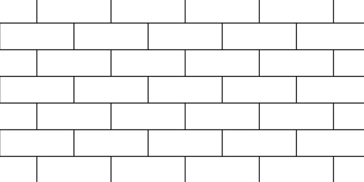 Pavement brick wall seamless mosaic stone concrete wall surface tiles. subway vector block rock white brick wall texture background.