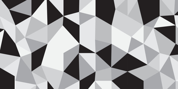 Abstract Overlap random vector element modern overlay diamond triangle mosaic paper white and gray low polygon web brochure layer space texture background.