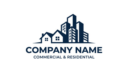 Obraz premium Modern Real Estate Company Logo Design.