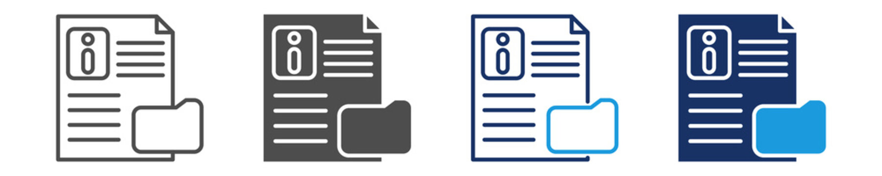 information icon set with multi concept