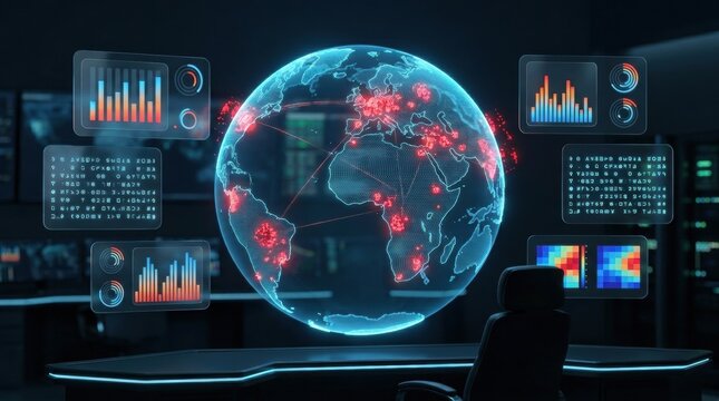 Understanding Digital Threats and Cybersecurity Using a Threat Intelligence Dashboard With Global Data Representation