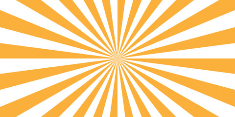 Obraz premium Vector sunray stripe background. Light sunburst glowing background. Sunburst pattern summer social banner. vector illustration pattern beam rays. Spiral radial striped backdrop design.
