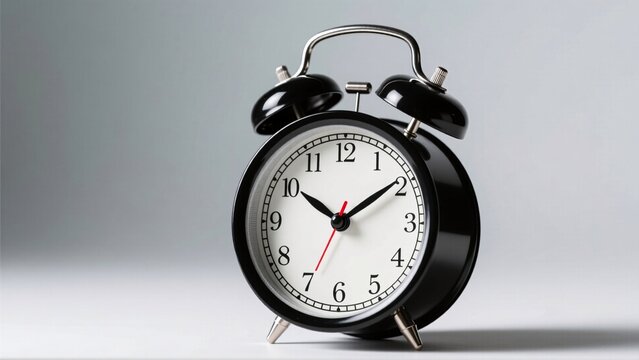 black alarm clock