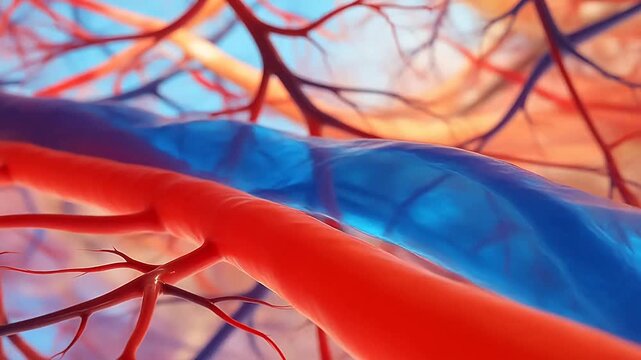 Human blood vessels