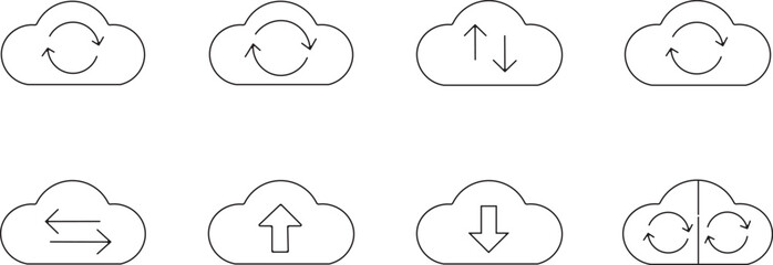 Obraz premium Diagram of eight distinct seed shapes with internal structures and arrows