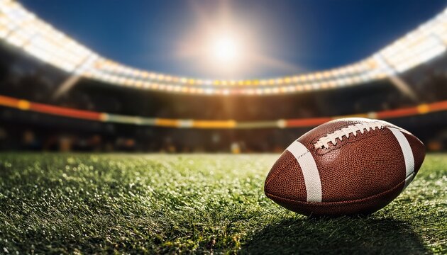 american football game close up ball sports photography