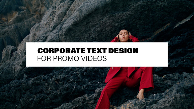 Corporate Text Design for Promo Videos