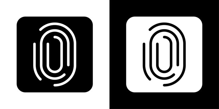 Modern app fingerprint fill icon in solid style, ideal for biometric authentication, secure login, identity verification, and mobile application interfaces.