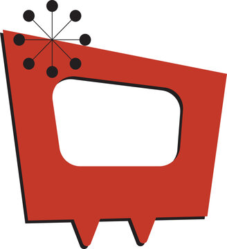 Retro Mid Century Modern TV