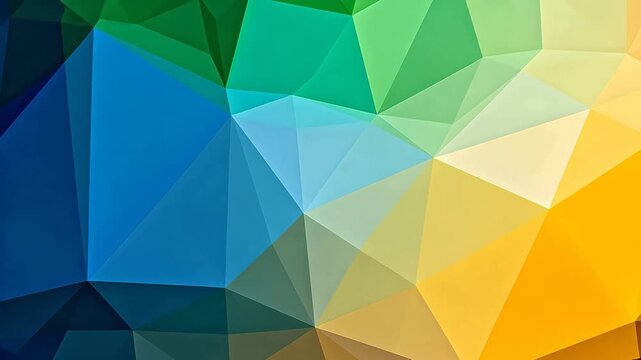 Colorful geometric polygon pattern