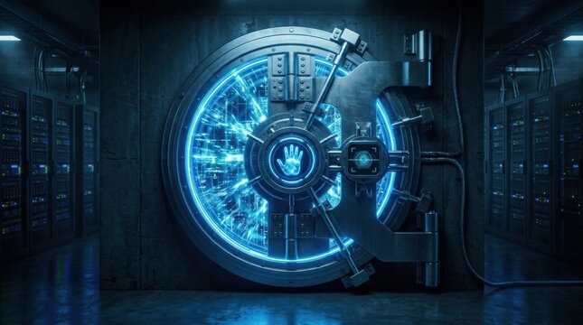 Digital Vault With Advanced Security Features Designed for Protecting Data in Cybersecurity Environments
