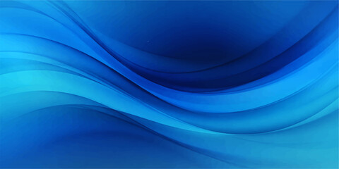 Obraz premium A smooth blue abstract wave background featuring a futuristic motion pattern with flowing digital lines and light curves for a modern wallpaper design illustration