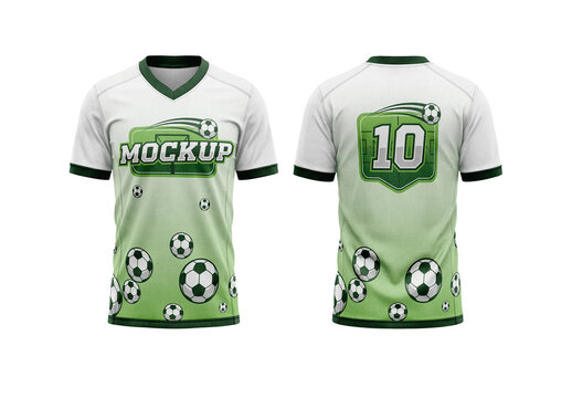 T Shirt Mockup V Neck Front E Back