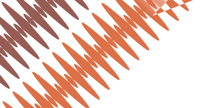 Colorful geometric oval pattern background with repeating abstract shapes