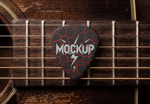 Guitar Pick Mockup