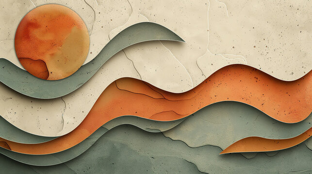 Modern Abstract Geometric Background with Vibrant Overlapping Polygons and Dynamic Lines