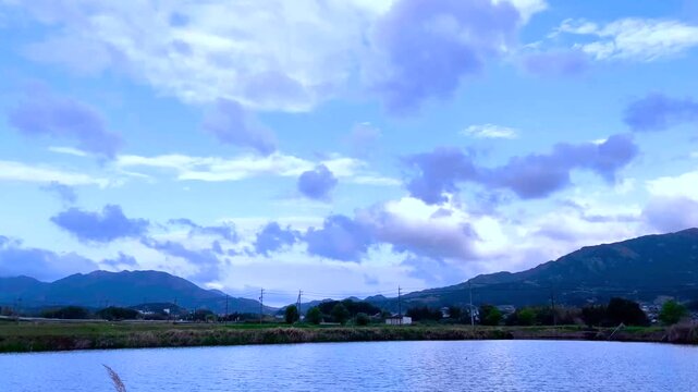 4K Timelapse of Multi‑Layer Clouds Moving in Opposite Directions (No Audio)