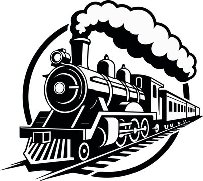 Steam locomotive blueprint and parts