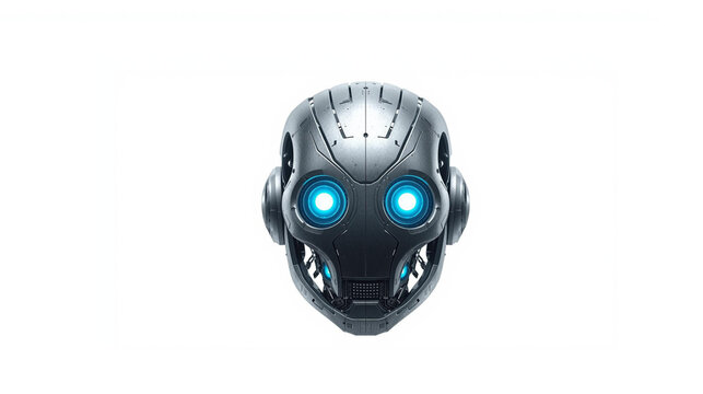 a robotic skull emogi