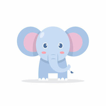 Minimalistischer Elefant 
