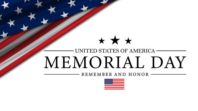 Memorial Day Background USA Flag