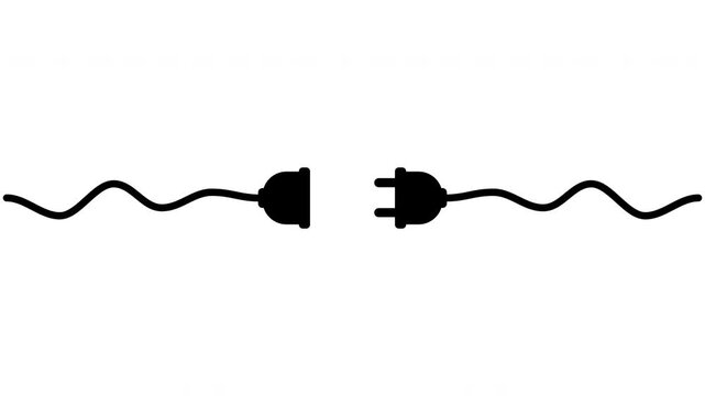 Electrical plug and socket connect disconnect loop with alpha