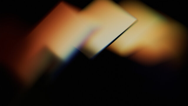 Black Warm Orange Amber Abstract Geometric Bokeh Shape Background Grainy Gradient Cinematic Noise Texture Minimal Moody Dark Design