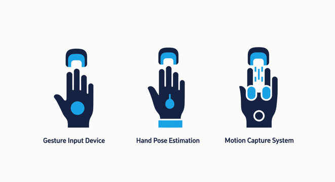 Gesture input hand pose estimation motion capture system icons with computer graphics digital art estimation technology interface augmented interaction computer tracking movement analysis
