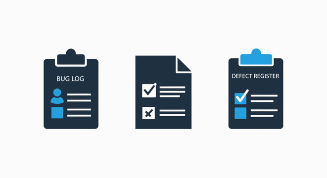 Clipboard with person icon checklist icon clipboard with check mark icon human resources data entry flat design clipboard checklist document progress approval business management