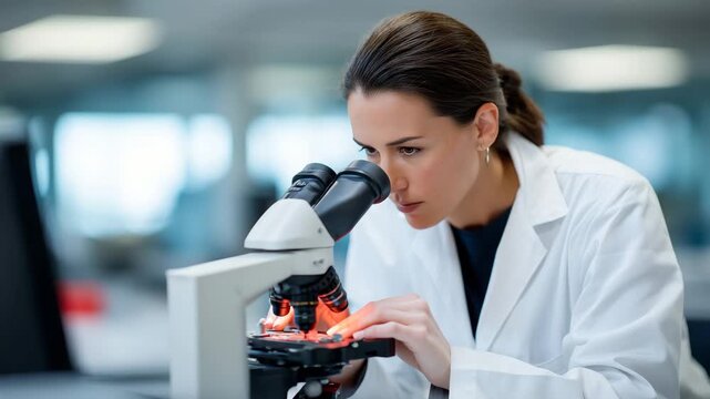 Volcanic ash analysis laboratory following eruption event, volcanologist examining tephra samples under polarized light microscope while comparing crystal compositions to predictiv