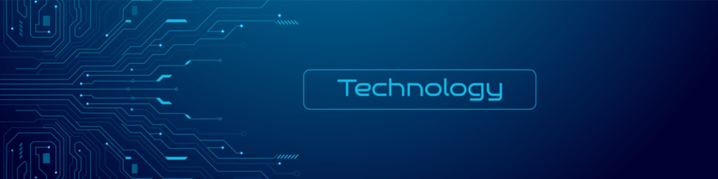 Futuristic digital circuit technology background featuring glowing lines, nodes, and electronic connections. High-tech abstract backdrop inspired by motherboard and data network structure. Perfect for