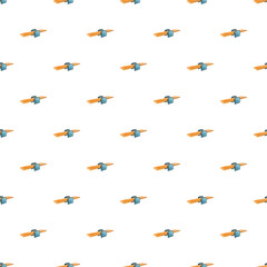 Fototapeta premium Seesaw playground elements repeat across a white background, forming a playful pattern