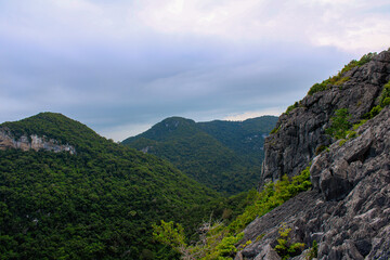 Obraz premium mountain landscape with blue sky
