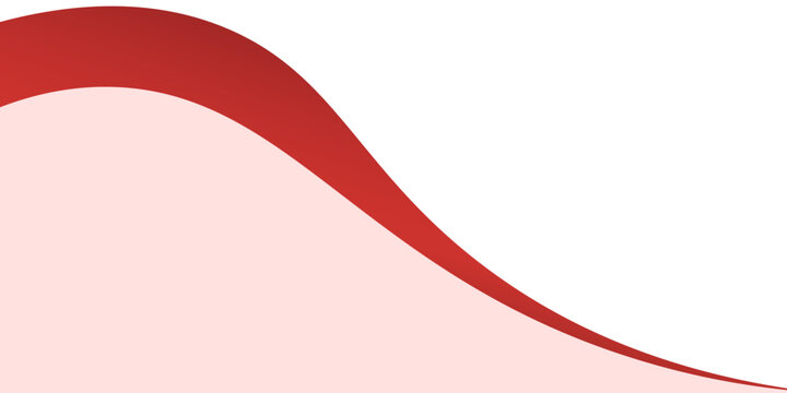Simple elements of vector red line background curves with white space for text and message design, overlapping layers, eps 10