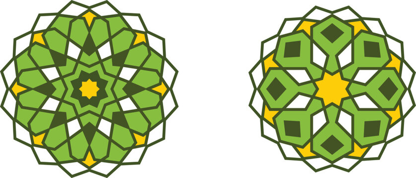 Two molecular models showing hexagonal carbon lattice structures with highlighted regions