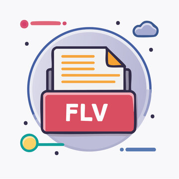 FLV File Format Icon